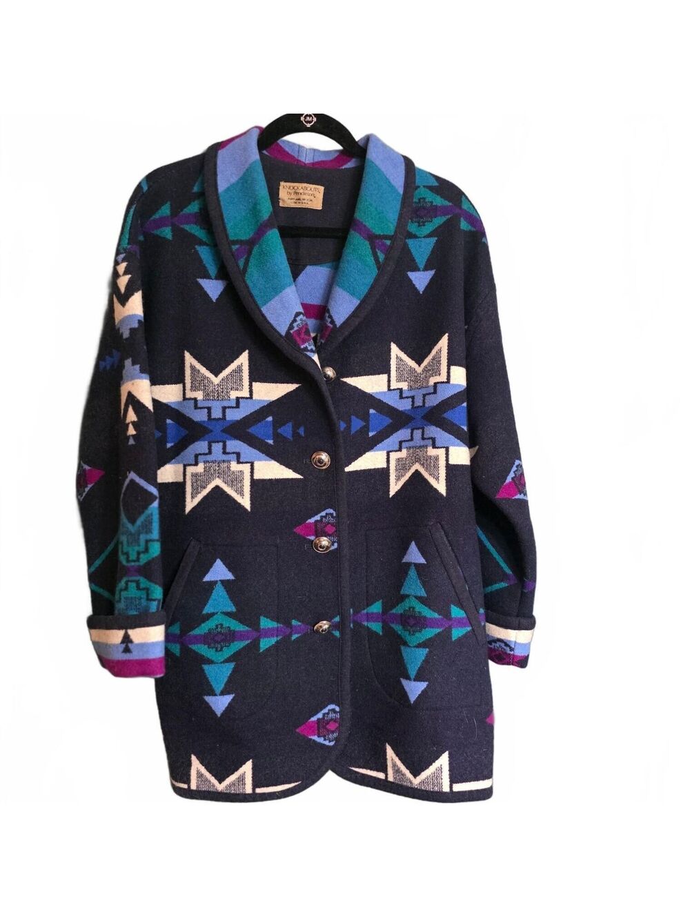 1990 Pristine Wmn's Large 'Knockabouts' by Pendleton - 83% wool jacket